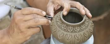 Inaugurazione mostra di lavori di tessitura artigianale e ceramica